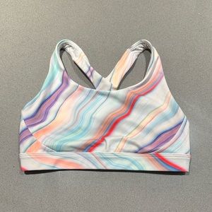 Athleta Ultimate Love Proudly sports bra; D/DD size small